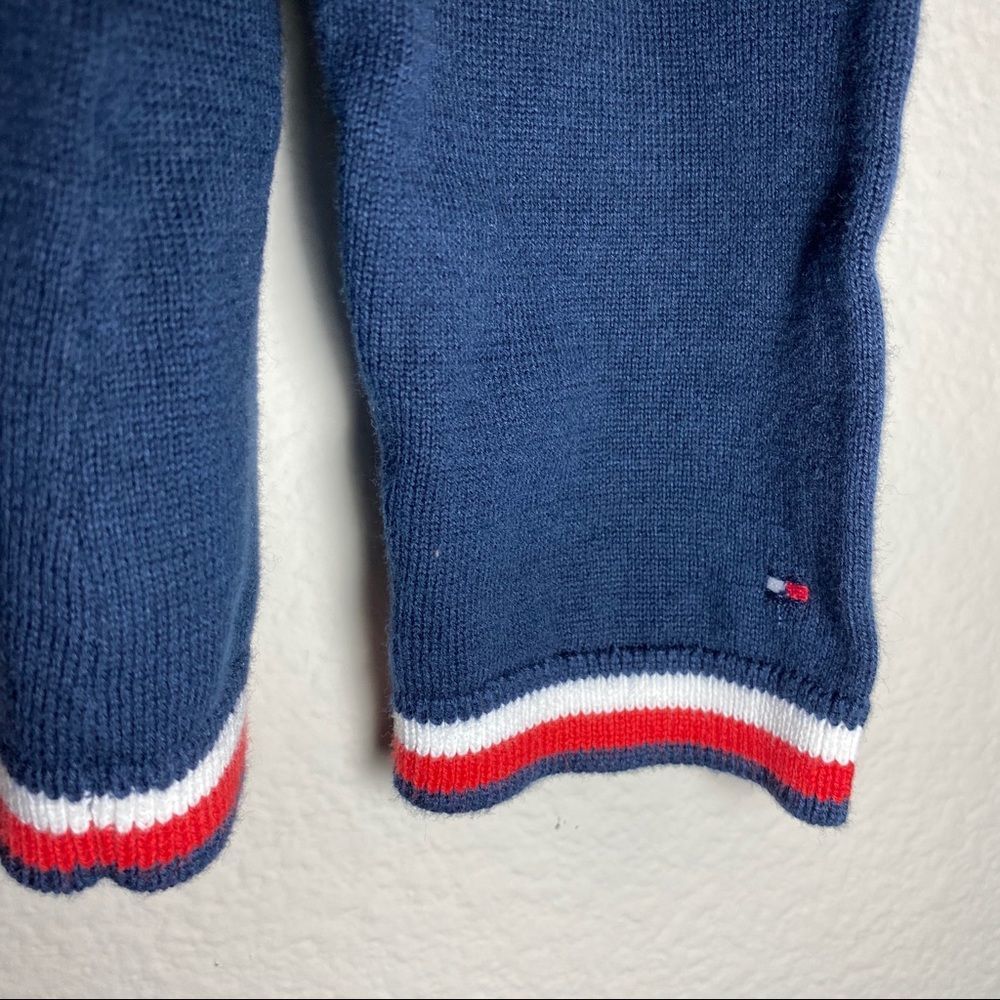 Tommy Hilfiger jeweled navy sweater